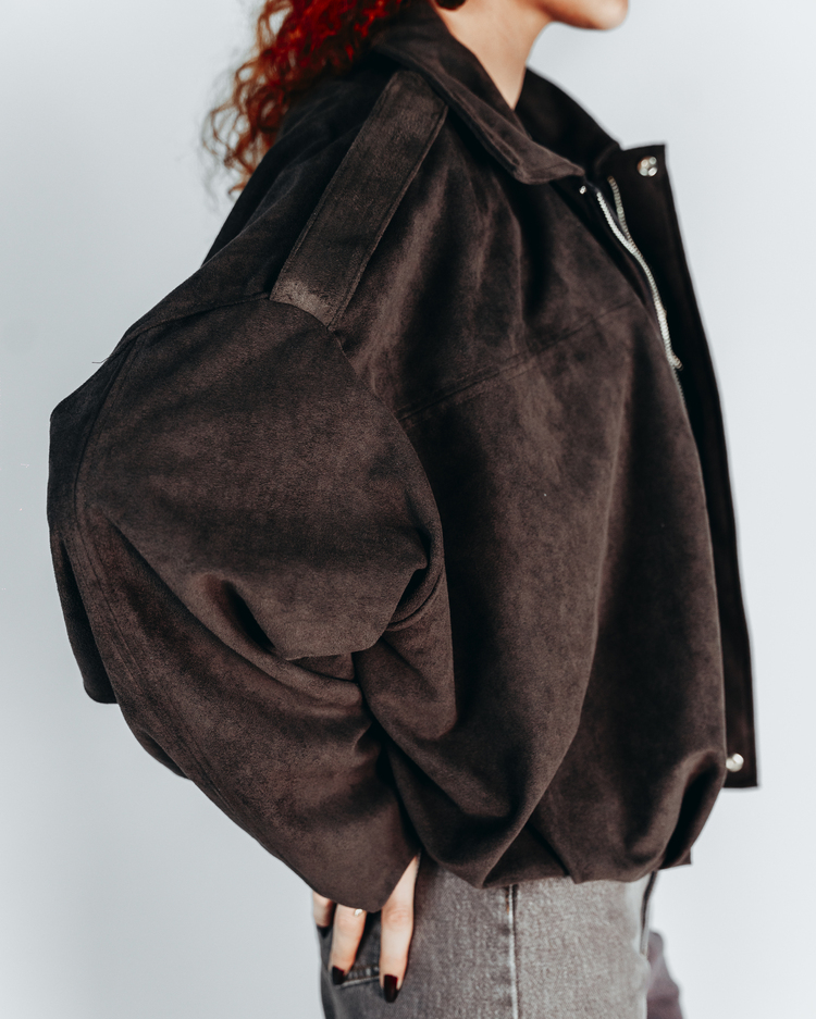 SÜET BOMBER CEKET