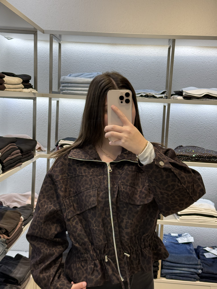 Leopar desenli mont