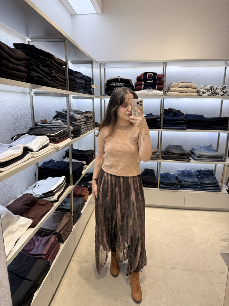 BELİ LASTİKLİ ETEK