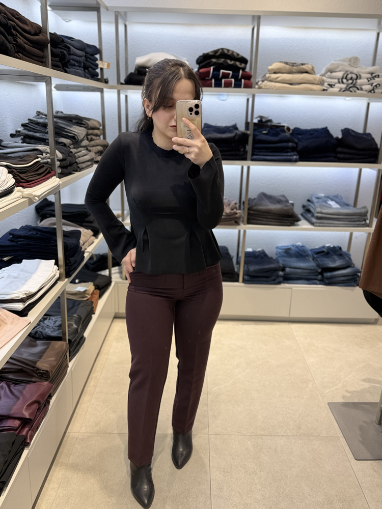 KUMAŞ PANTOLON BORDO