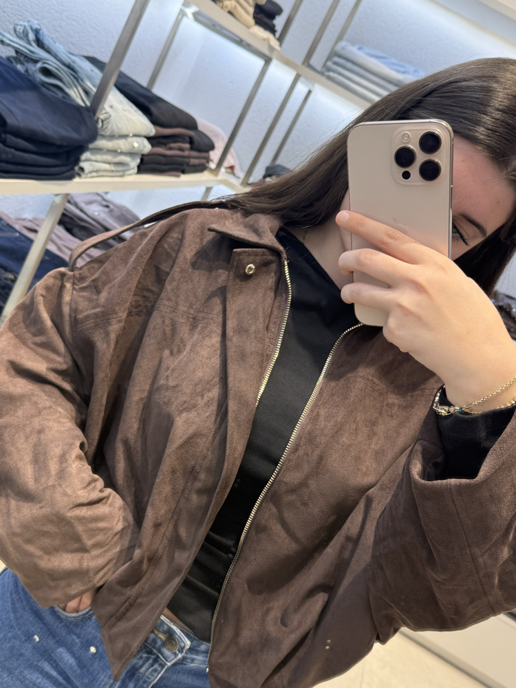 Süet Bomber ceket