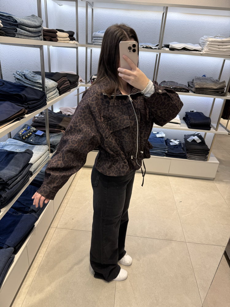 Leopar desenli mont