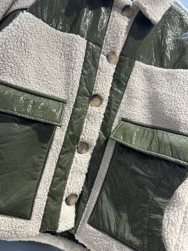 Peluş rugan mont