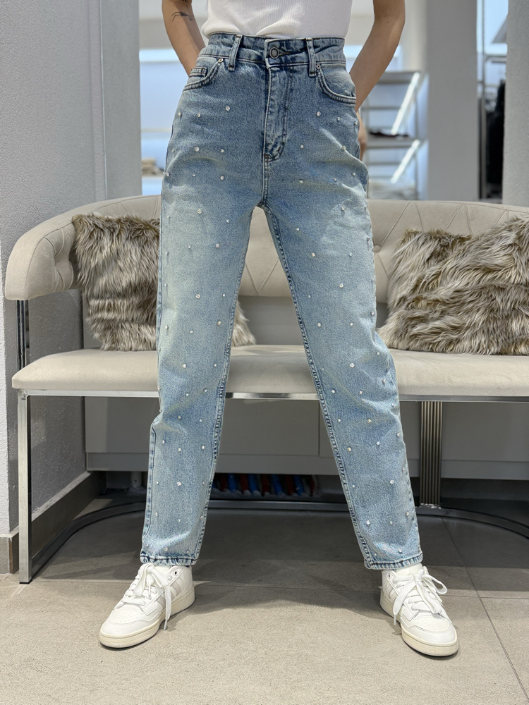 TAŞLI MOM JEAN 