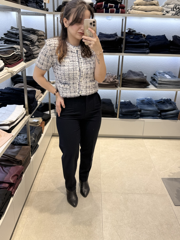 LACİVERT KUMAŞ PANTOLON