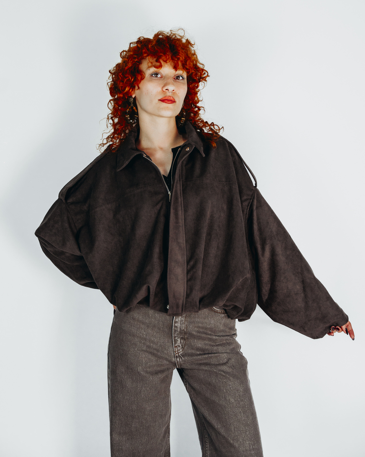 SÜET BOMBER CEKET
