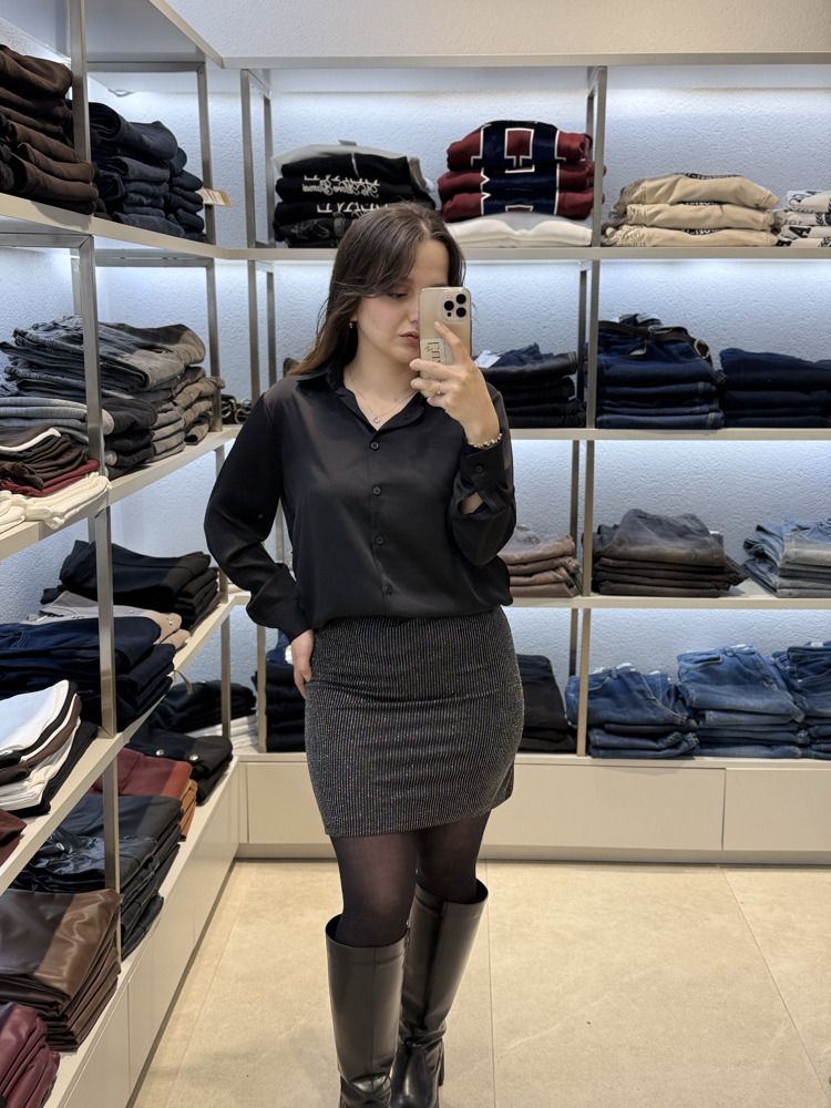 SİMLİ MİNİ ETEK 