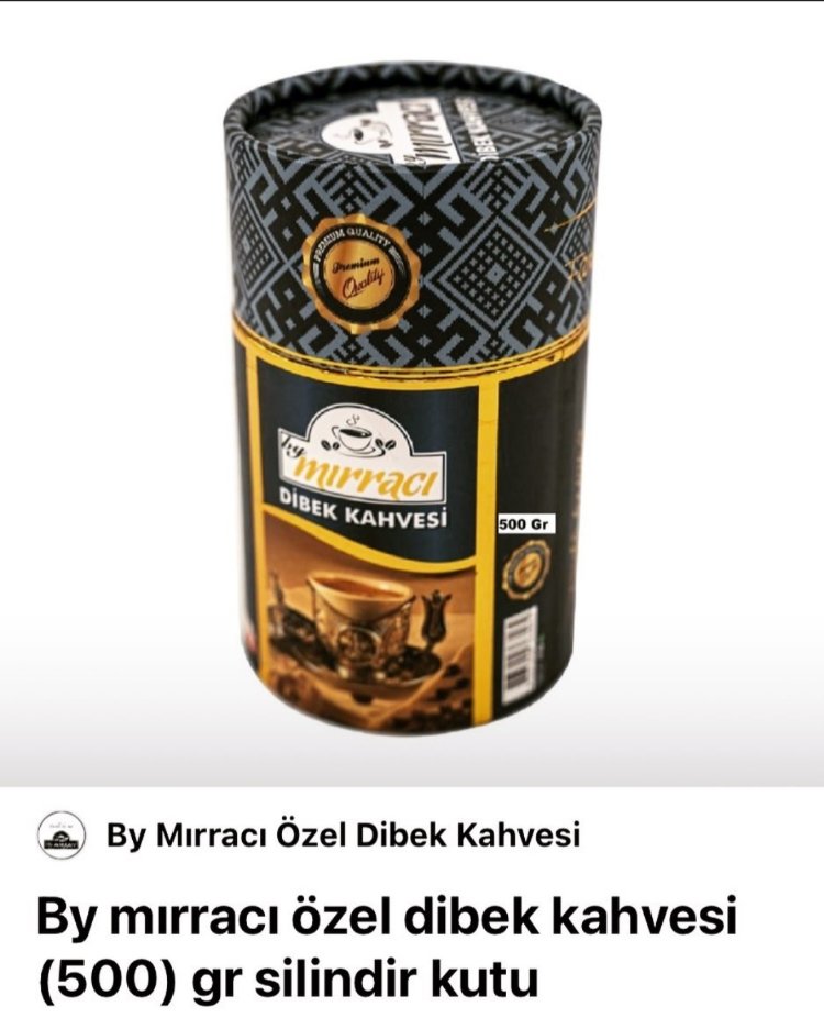 Dibek Kahvesi 500G Silindir
