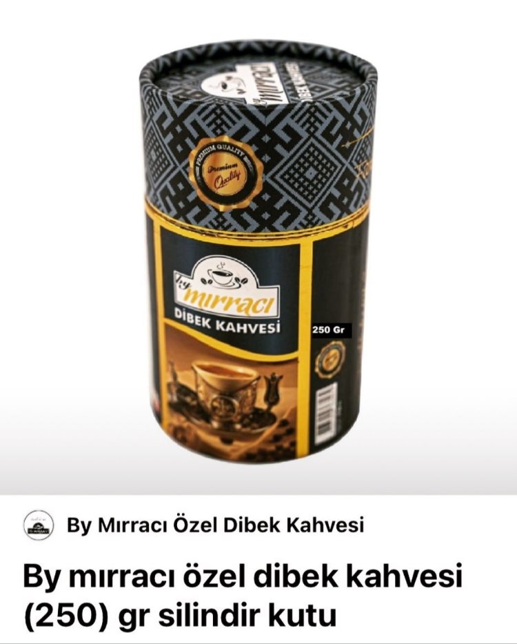 Dibek Kahvesi 250G Silindir