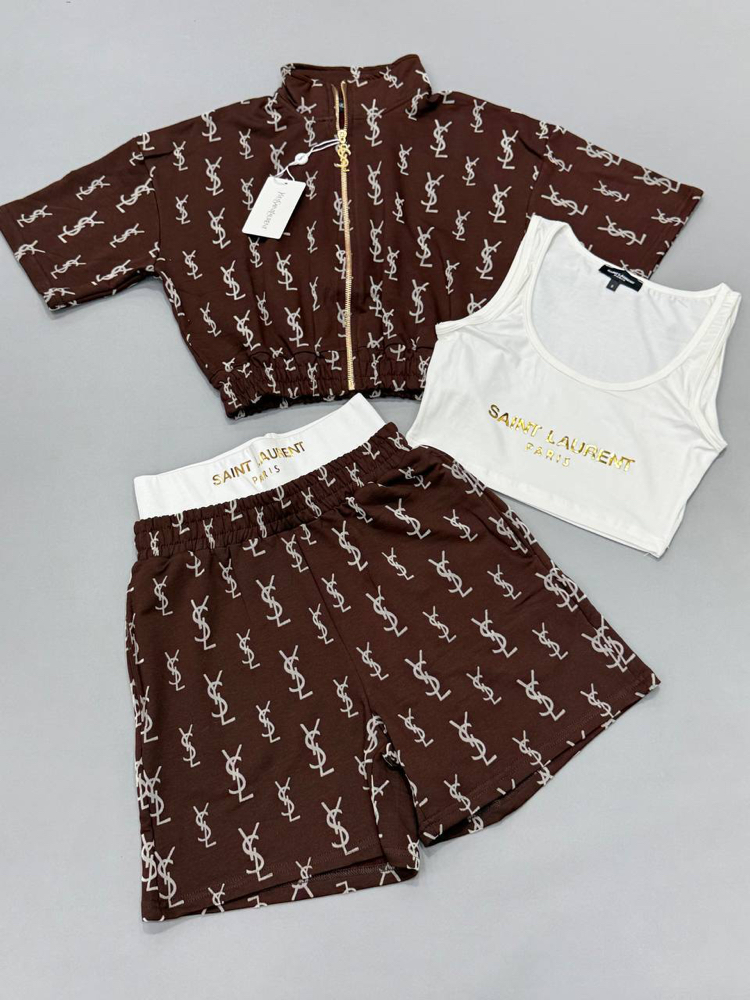 YSL TAKIM KAHVERENGİ