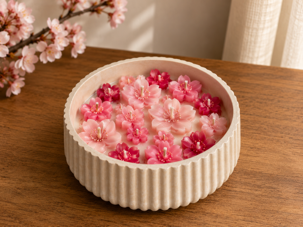 Sakura Bowl Candle