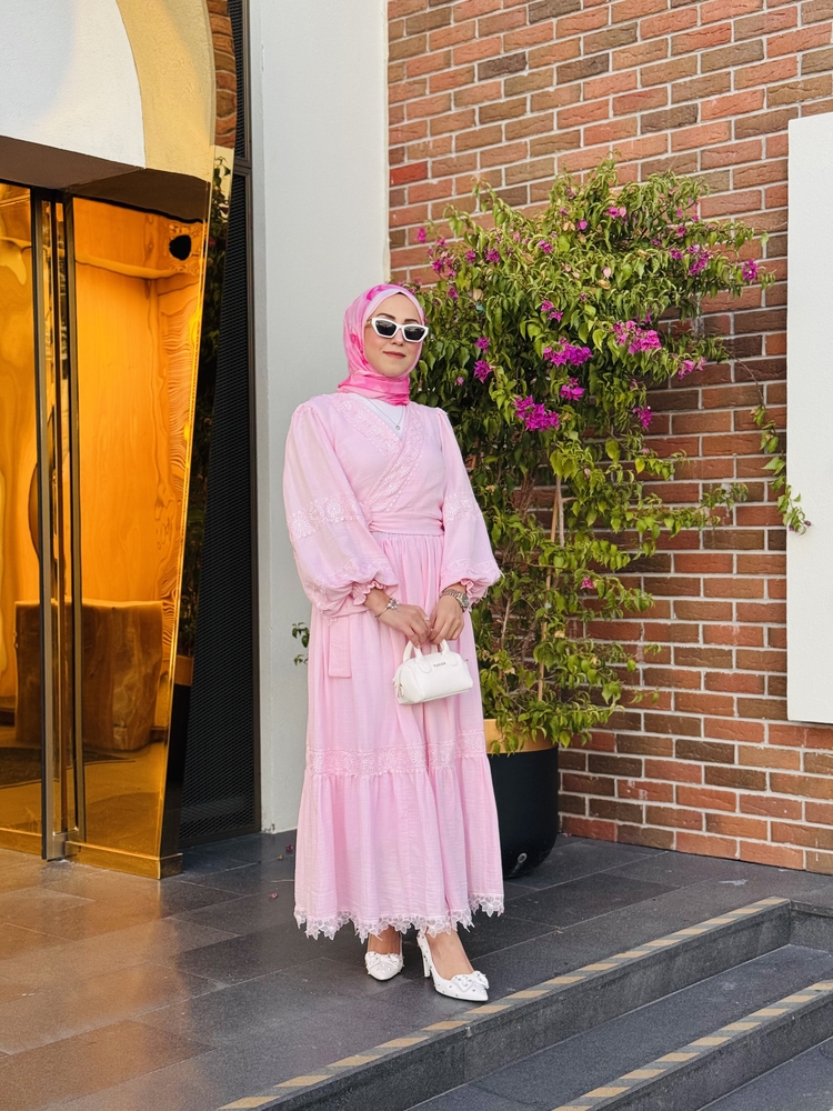 ELİZA TAKIM PASTEL PEMBE