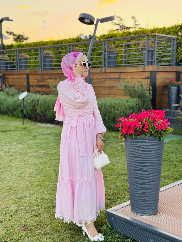 ELİZA TAKIM PASTEL PEMBE
