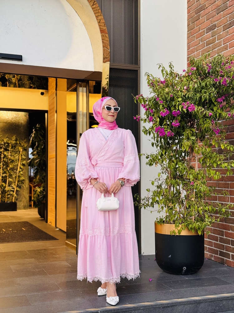 ELİZA TAKIM PASTEL PEMBE