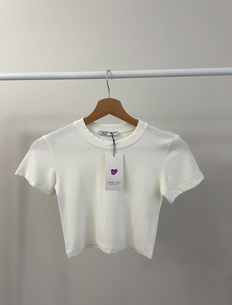 OYSHO KUMAŞ CROP 