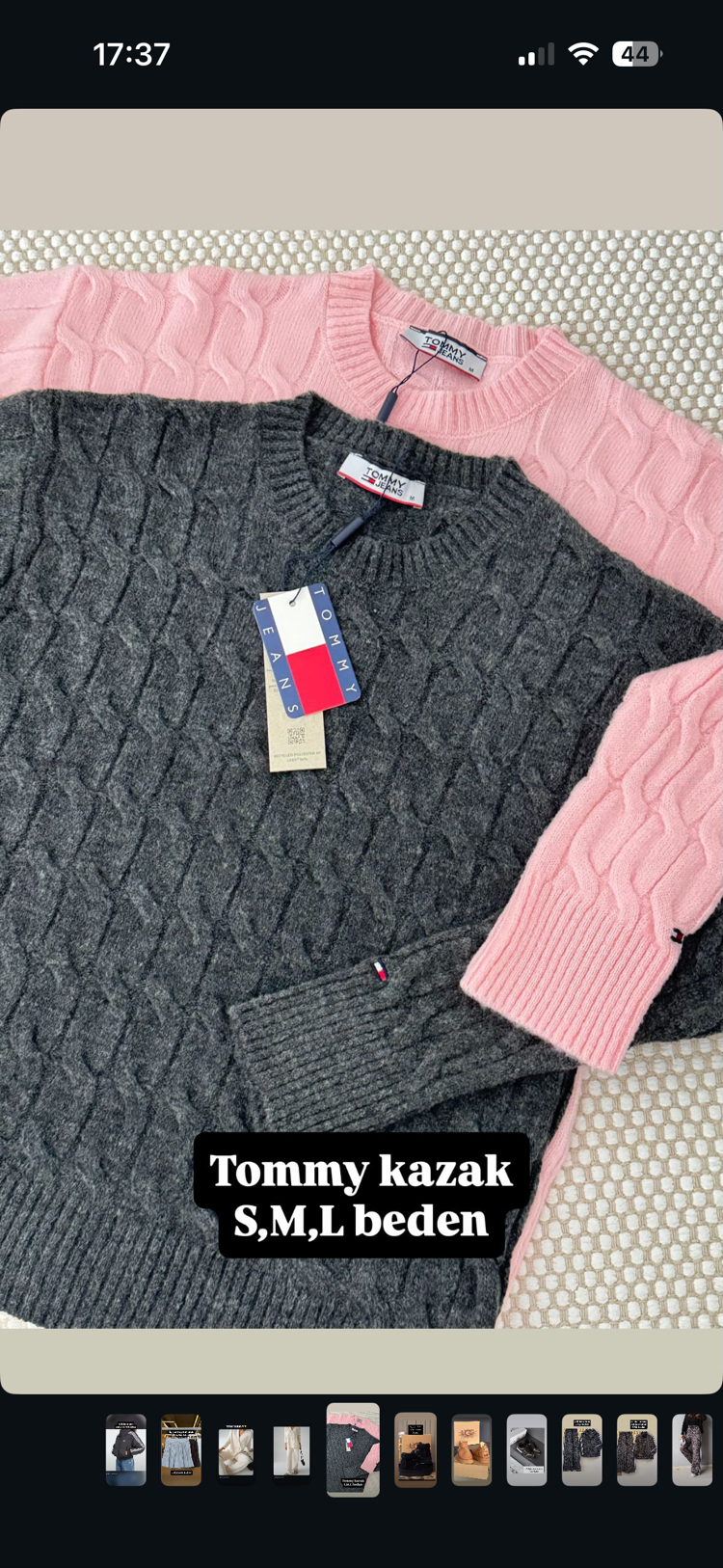 Gri pembe marka model kazak