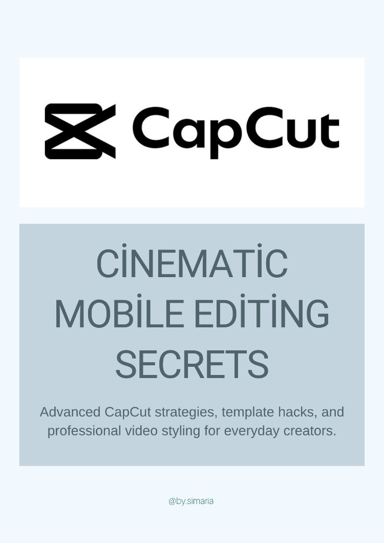 Cinematic Mobile Editing Secrets