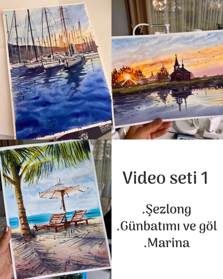 bysirvan Suluboya Video Ders Seti 001