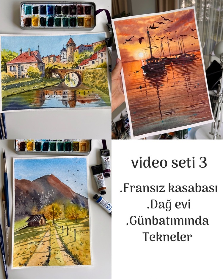bysirvan Suluboya Video Ders Seti 003