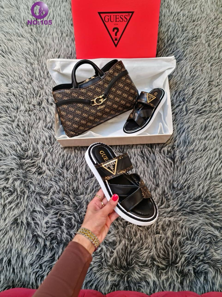 GUESS TERLİK ÇANTA KOMBİNİ | 2 Çanta Seçeneği