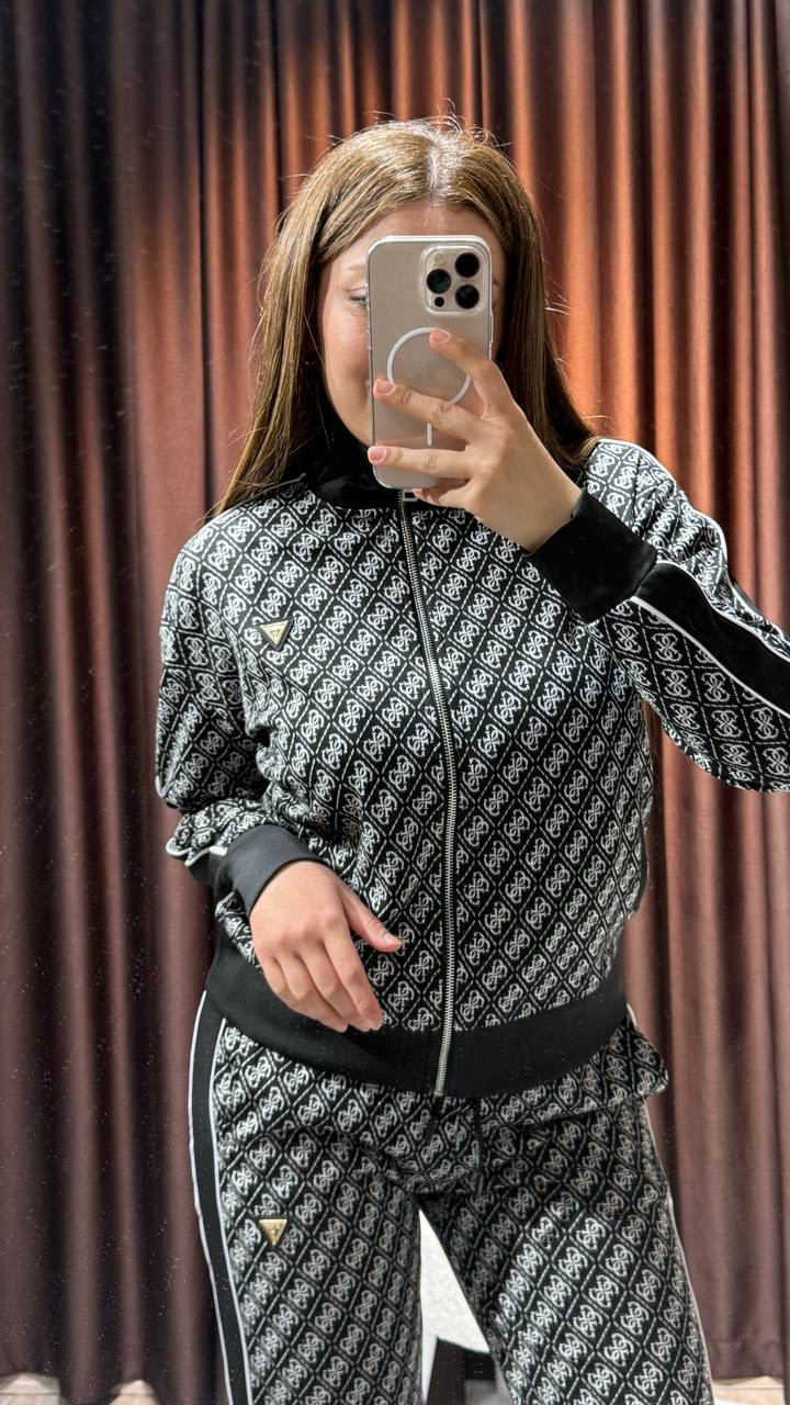 GUESS 2’Lİ MONOGRAM TAKIM - Siyah