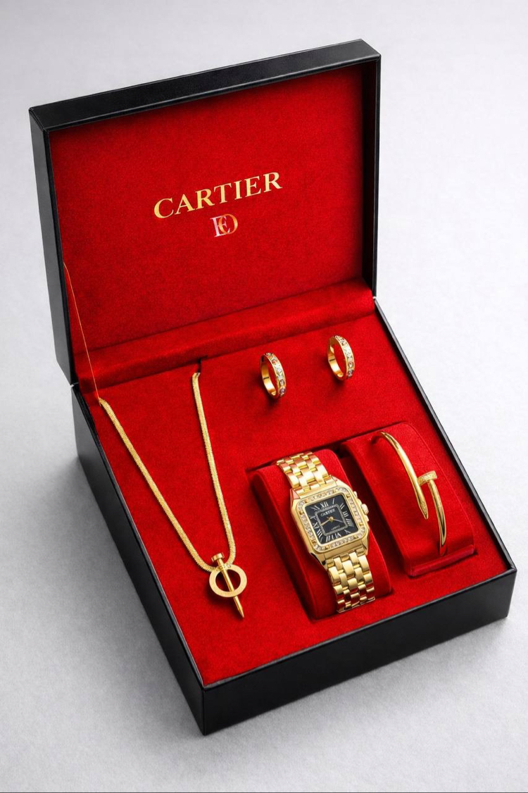 CARTİER İTHAL SAAT SETİ | 5 Renk