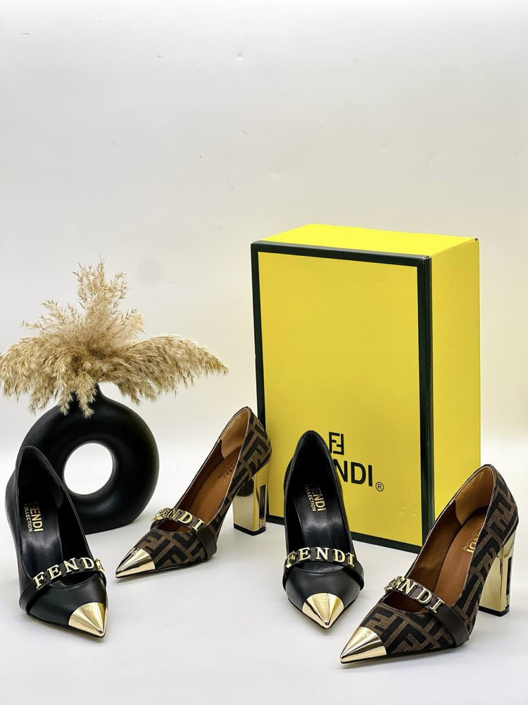 FENDİ İTHAL TOPUKLU AYAKKABI | 2 Renk Seçeneği