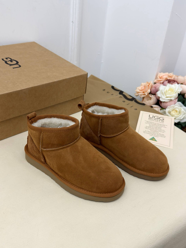 UGG CLASSİC ULTRA MİNİ - HAKİKİ SUET DERİ
