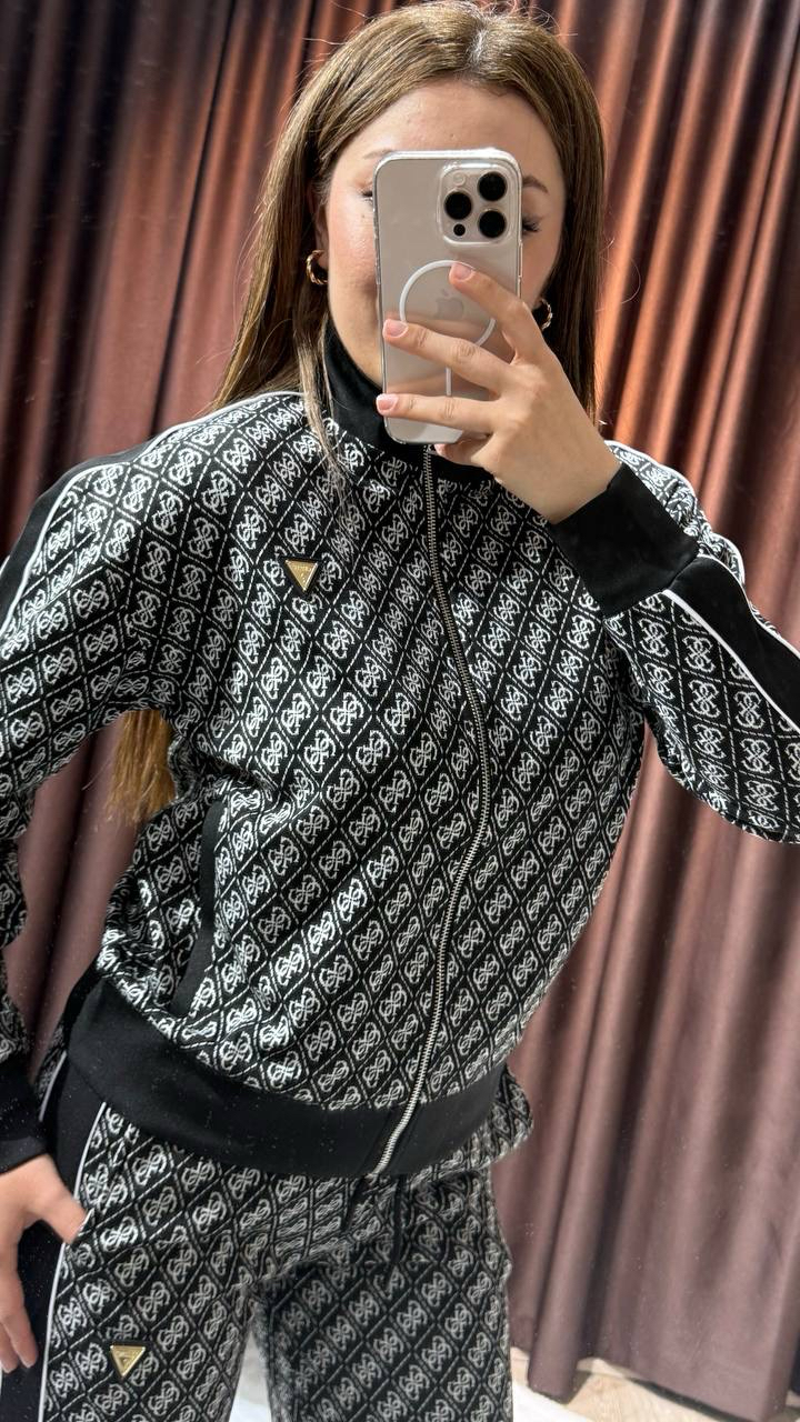 GUESS 2’Lİ MONOGRAM TAKIM - Siyah