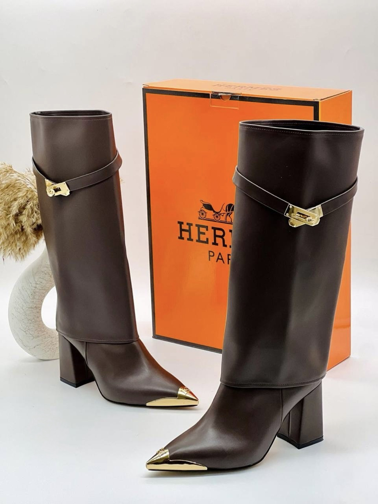 HERMES İTHAL ÇİZME&BOT - Kahve