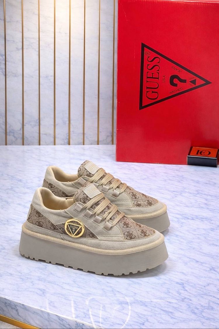 GUESS PLATFORM AYAKKABI - Bej