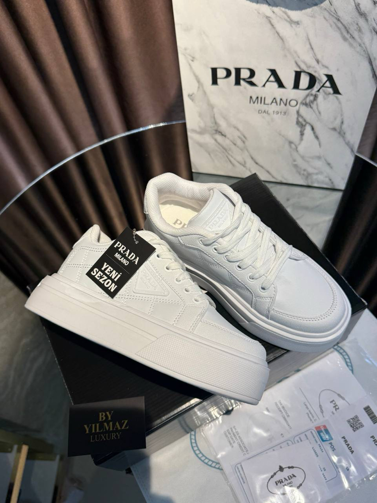 PRADA İTHAL SNEAKER - Beyaz