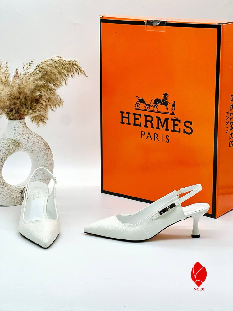 HERMES İTHAL TOPUKLU AYAKKABI | 4 Renk