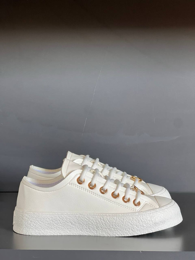 CHANEL İTHAL SNEAKER - Beyaz