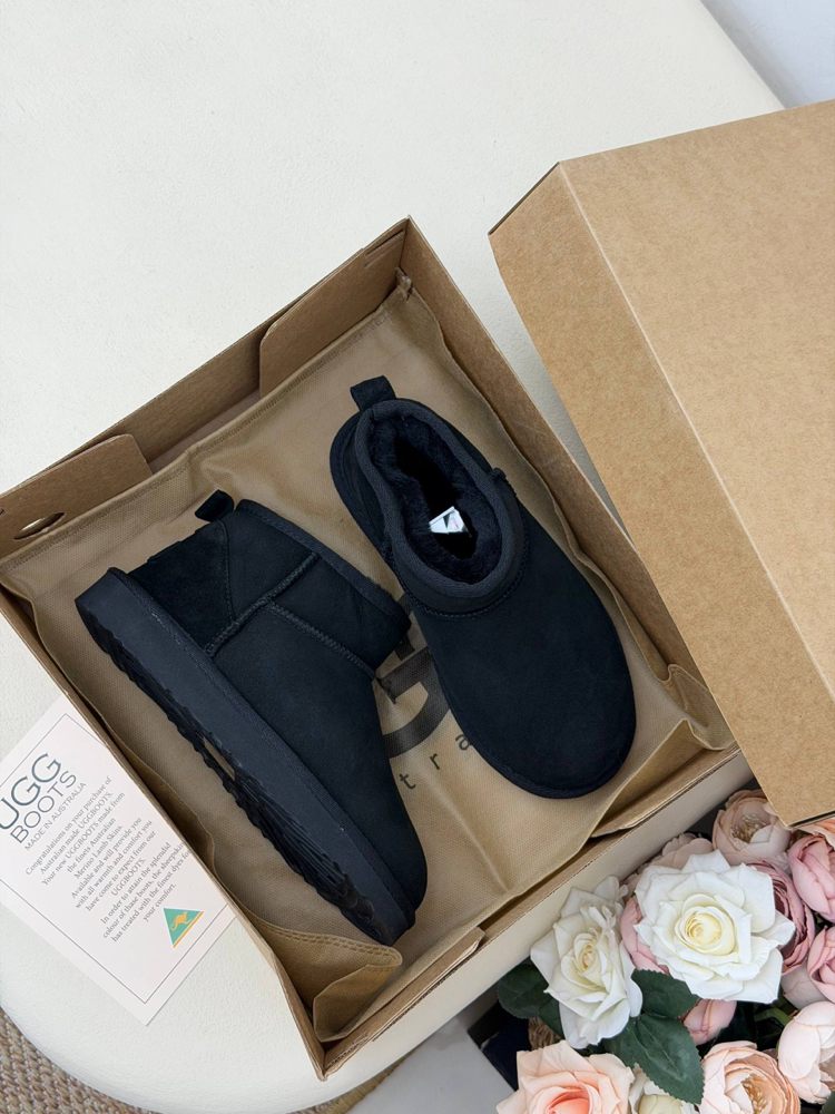 UGG CLASSİC ULTRA MİNİ - HAKİKİ SUET DERİ