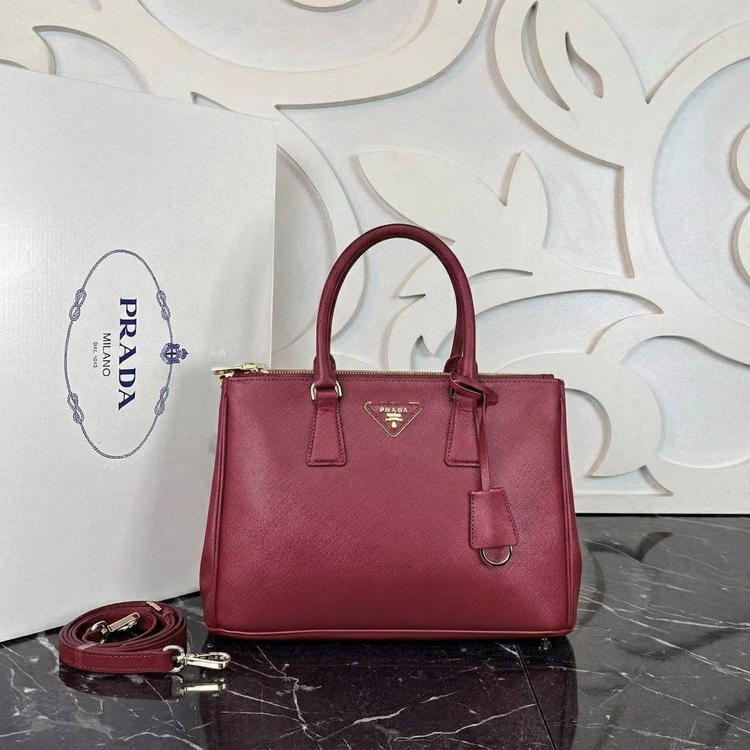 Prada Galleria Saffiano Bag Big  Hakiki Deri A+ Plus  30x22 cm 