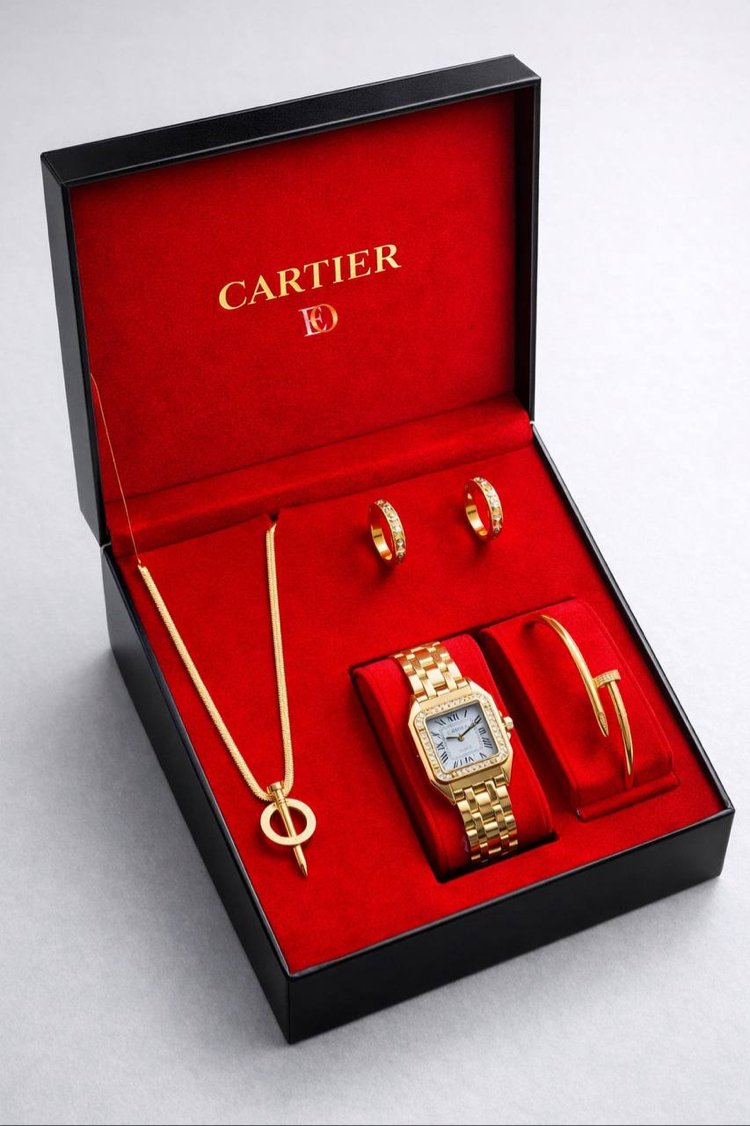 CARTİER İTHAL SAAT SETİ | 5 Renk