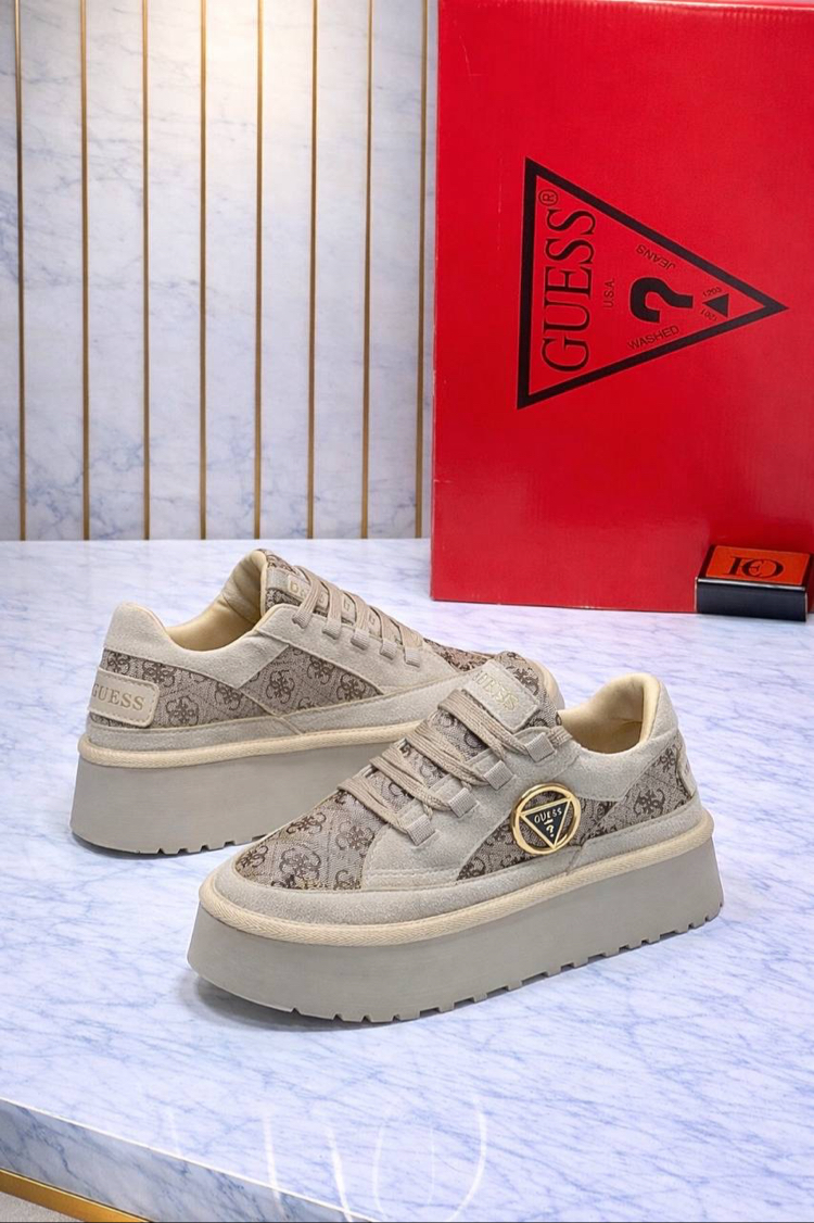 GUESS PLATFORM AYAKKABI - Bej