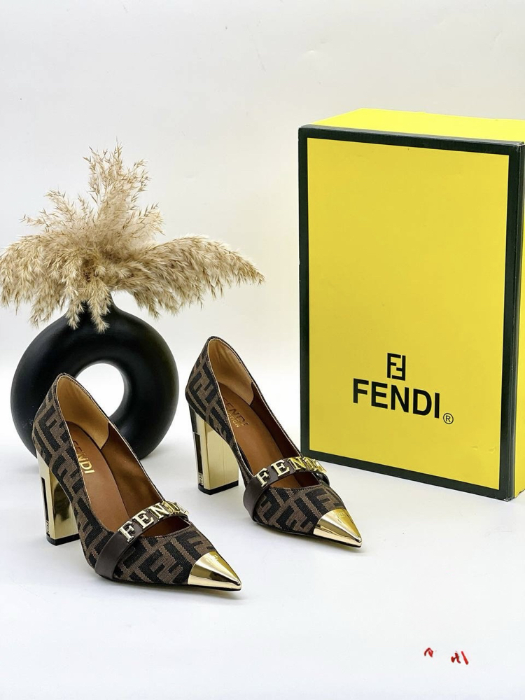 FENDİ İTHAL TOPUKLU AYAKKABI | 2 Renk Seçeneği