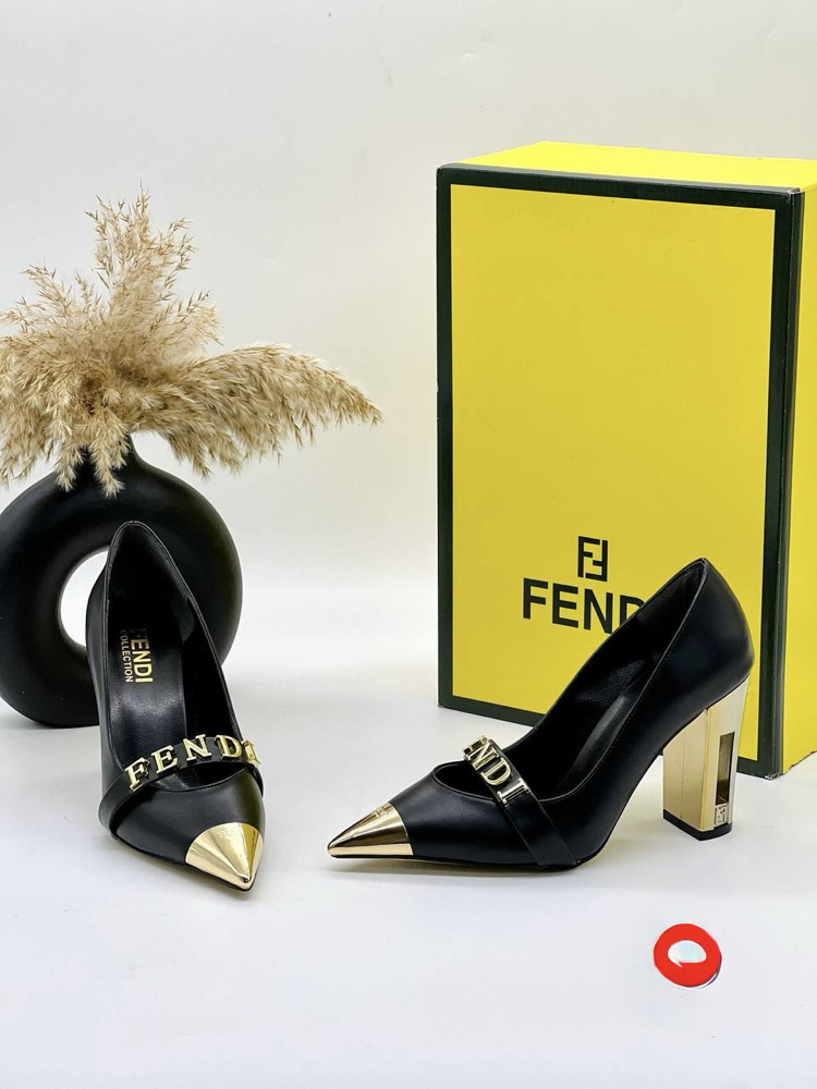 FENDİ İTHAL TOPUKLU AYAKKABI | 2 Renk Seçeneği