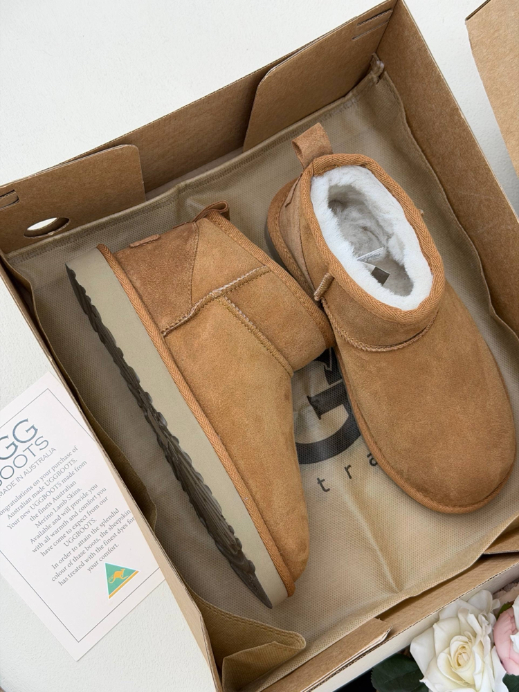 UGG CLASSİC ULTRA MİNİ - HAKİKİ SUET DERİ