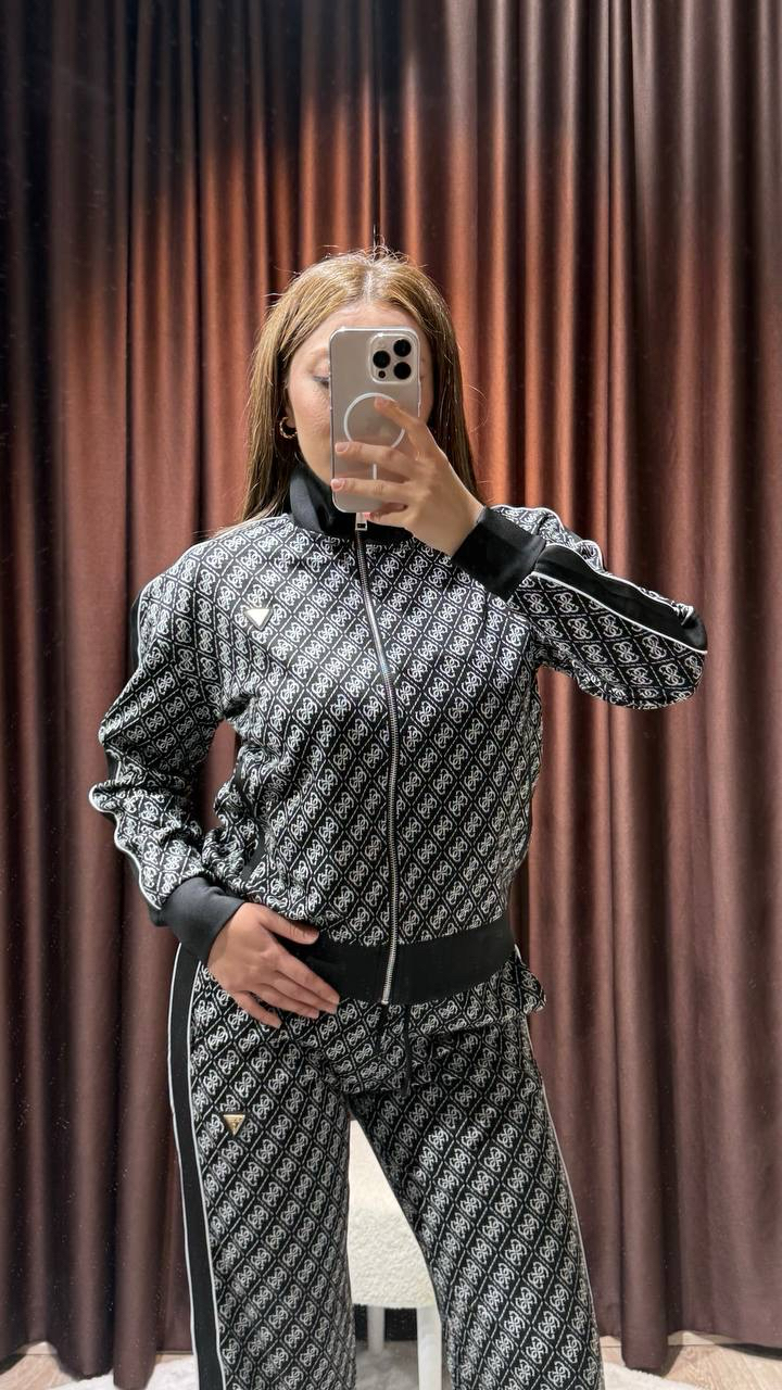 GUESS 2’Lİ MONOGRAM TAKIM - Siyah