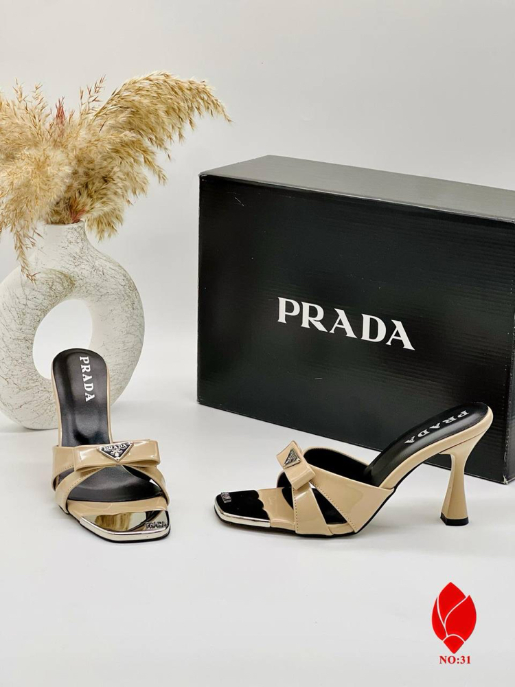 PRADA İTHAL TOPUKLU AYAKKABI | 3 Renk