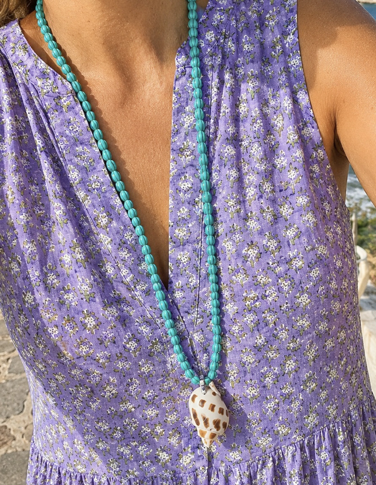 Babylonia Shell Long Necklace