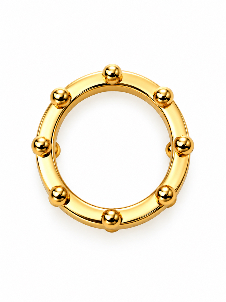 Golden Dot Ring