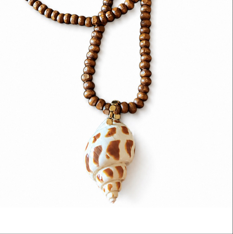 Babylonia Shell Long Necklace