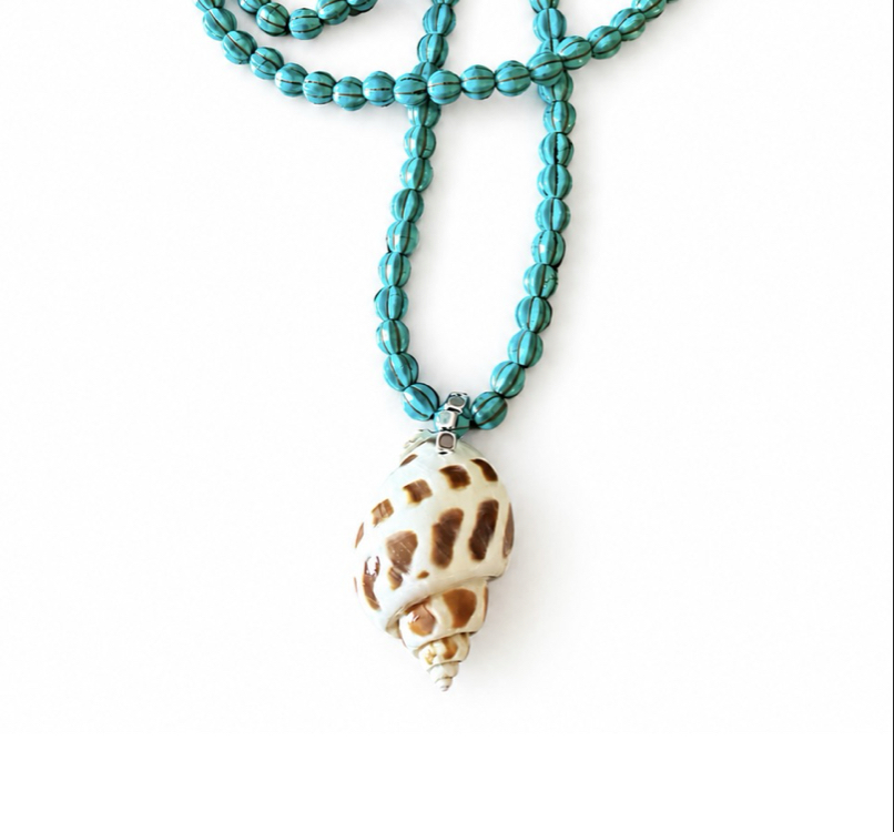 Babylonia Shell Long Necklace
