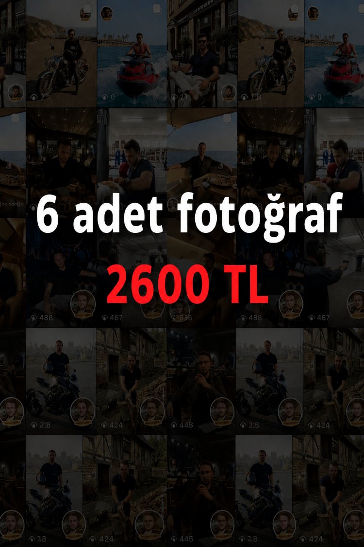 Fotoğraf hizmeti 6 adet fotoğraf