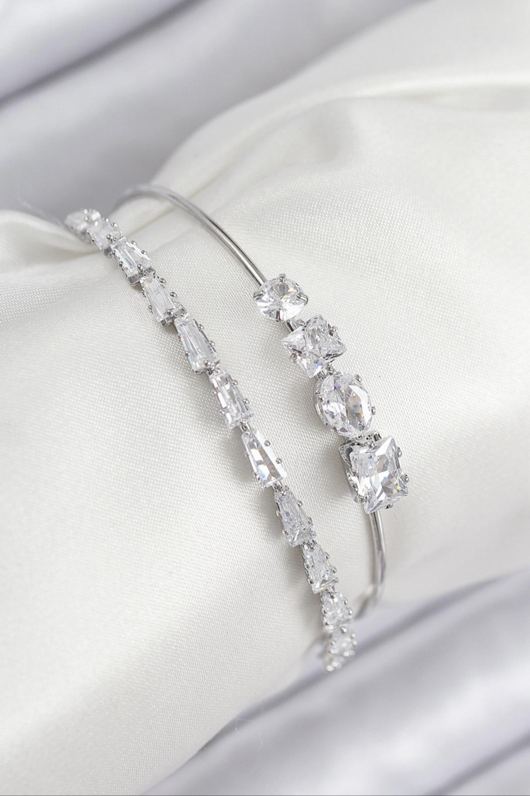 Silver taşlı 