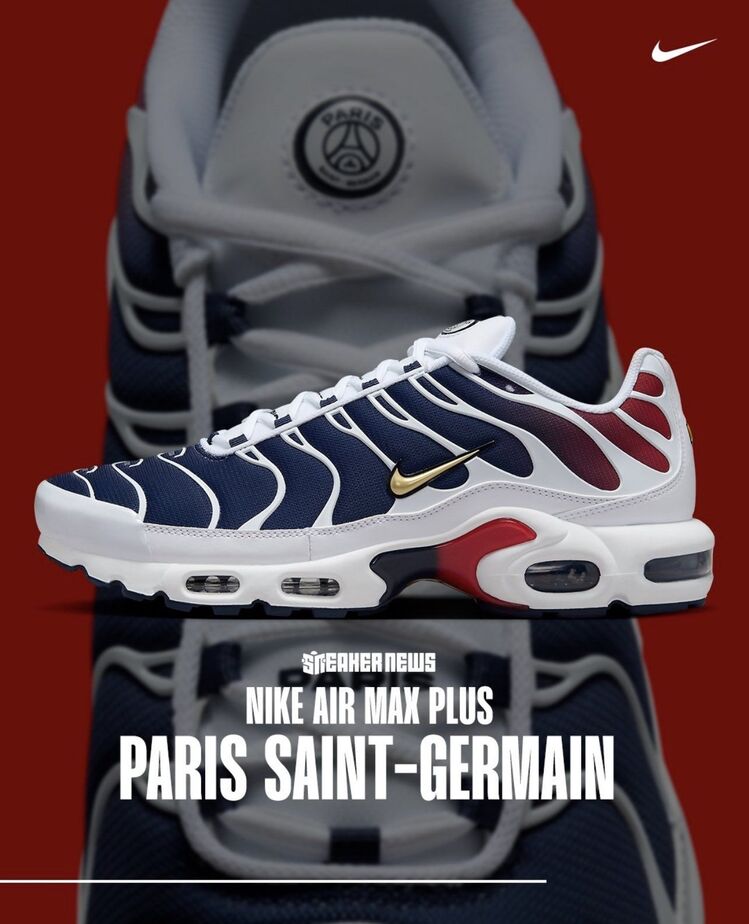 Paris Saint-Germain Rides The Nike Air Max Plus Wave